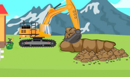 挖机漫画,工地上的欢乐与智慧